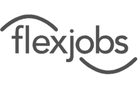 Flexjobs logo - a job board with remote career professionals subscribed